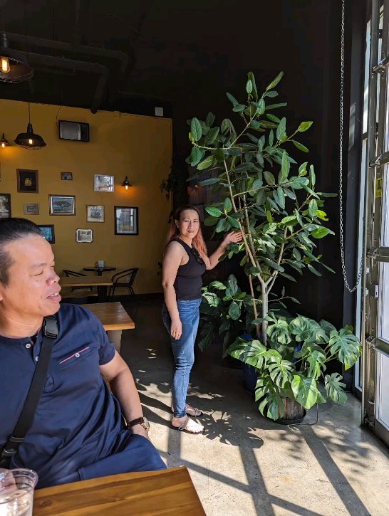 Warm, inviting interior of La Cà Café near PLU campus